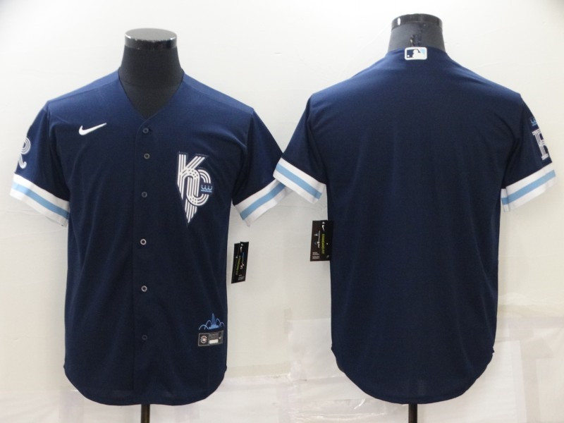 Royals Blank Navy Nike 2022 City Connect Cool Base Jersey->los angeles angels->MLB Jersey