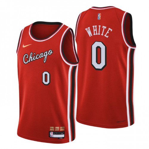 Chicago Chicago Bulls #0 Coby White Men’s Nike Red 2021/22 Swingman NBA Jersey – City Edition Men’s->youth nba jersey->Youth Jersey