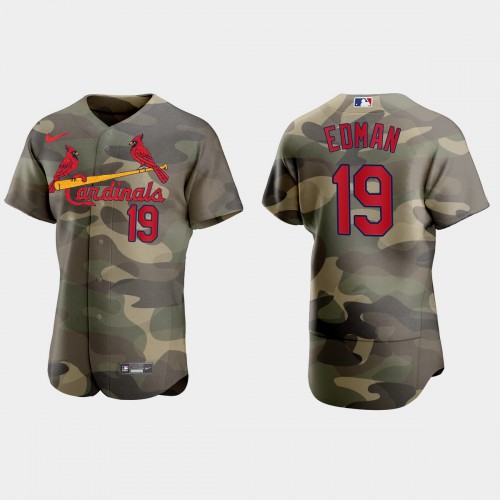St.Louis St.Louis Cardinals #19 Tommy Edman Men’s Nike 2021 Armed Forces Day Authentic MLB Jersey -Camo Men’s->st.louis cardinals->MLB Jersey