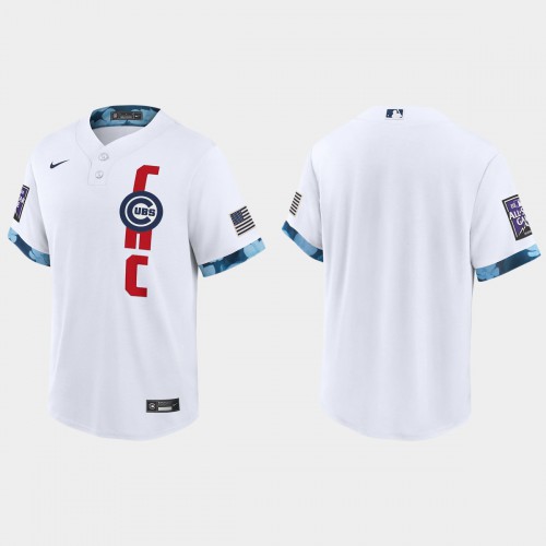 Chicago Chicago Cubs 2021 Mlb All Star Game Fan’s Version White Jersey Men’s->chicago cubs->MLB Jersey