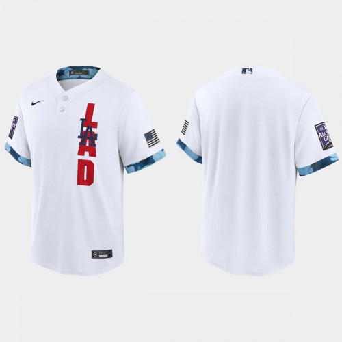 Los Angeles Los Angeles Dodgers 2021 Mlb All Star Game Fan’s Version White Jersey Men’s->los angeles dodgers->MLB Jersey