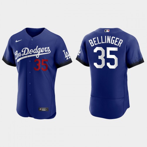 Los Angeles Los Angeles Dodgers #35 Cody Bellinger Nike Men’s 2021 City Connect Authentic MLB Jersey Royal Men’s->women mlb jersey->Women Jersey