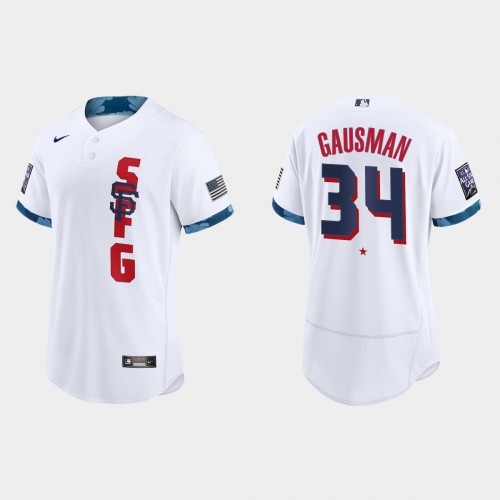San Francisco San Francisco Giants #34 Kevin Gausman 2021 Mlb All Star Game Authentic White Jersey Men’s->youth mlb jersey->Youth Jersey