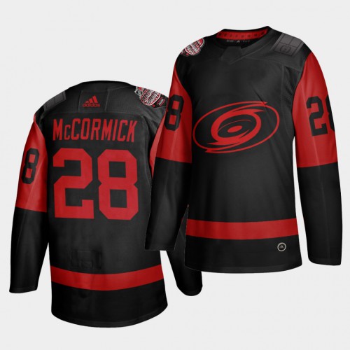 Carolina Carolina Hurricanes #28 Max Mccormick Black Men’s 2021 Stadium Series Outdoor Game Jersey Men’s->carolina hurricanes->NHL Jersey