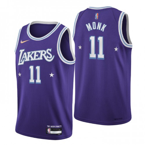 Los Angeles Los Angeles Lakers #11 Malik Monk Men’s Nike Purple 2021/22 Swingman NBA Jersey – City Edition Men’s->women nba jersey->Women Jersey