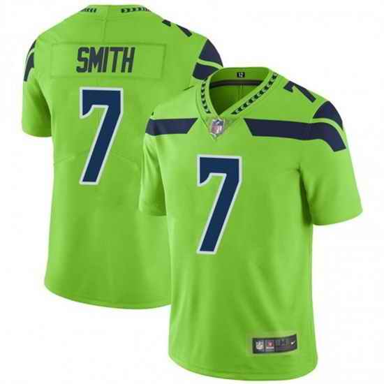 Men Seattle Seahawks #7 Geno Smith Green Vapor Untouchable Limited Stitched Jersey->san francisco 49ers->NFL Jersey