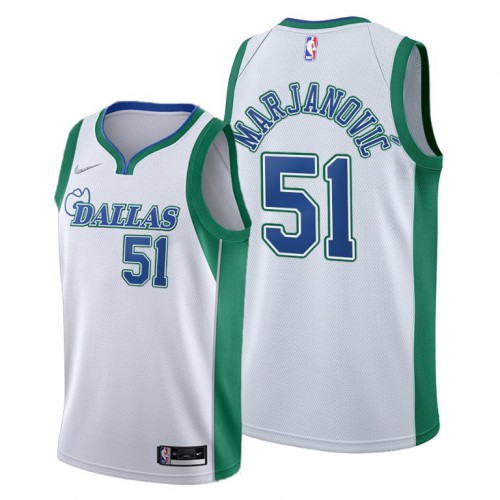 Dallas Dallas Mavericks #51 Boban Marjanovic Youth 2021-22 City Edition White NBA Jersey Youth->dallas mavericks->NBA Jersey