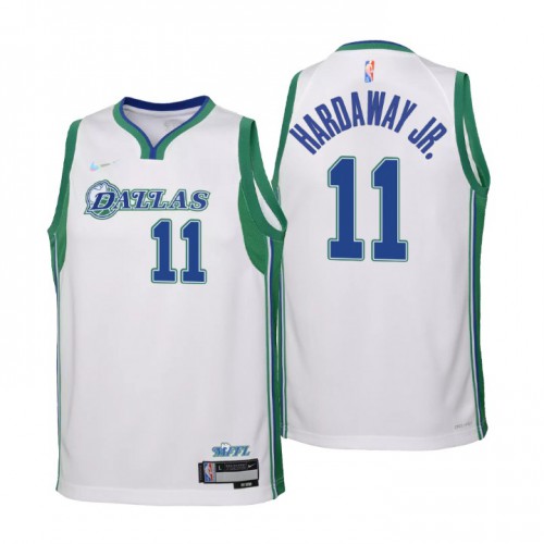 Dallas Dallas Maverickss #11 Tim Hardaway Jr. Youth Nike White 2021/22 Swingman Jersey – City Edition Youth->youth nba jersey->Youth Jersey