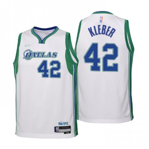 Dallas Dallas Maverickss #42 Maxi Kleber Youth Nike White 2021/22 Swingman Jersey – City Edition Youth->youth nba jersey->Youth Jersey