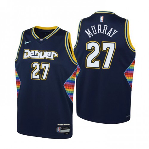 Denver Denver Nuggets #27 Jamal Murray Youth Nike Navy 2021/22 Swingman Jersey – City Edition Youth->youth nba jersey->Youth Jersey