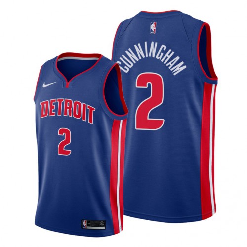 Detroit Detroit Pistons #2 Cade Cunningham Youth Blue Jersey 2021 NB.1 Youth->women nba jersey->Women Jersey