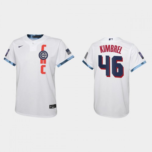 Chicago Chicago Cubs #46 Craig Kimbrel Youth 2021 Mlb All Star Game White Jersey Youth->youth mlb jersey->Youth Jersey