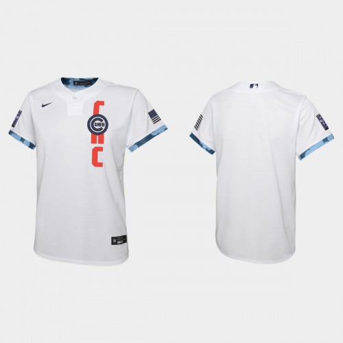 Chicago Chicago Cubs Youth 2021 Mlb All Star Game White Jersey Youth->chicago cubs->MLB Jersey