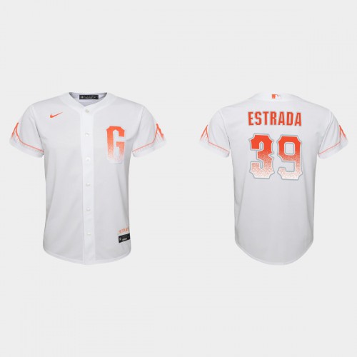 San Francisco San Francisco Giants #39 Thairo Estrada Youth 2021 City Connect White Jersey Youth->youth mlb jersey->Youth Jersey