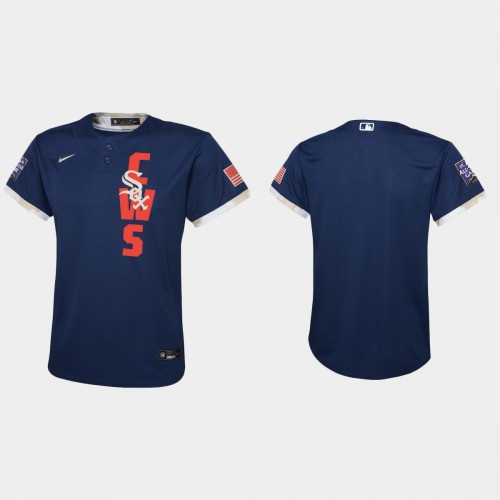 Chicago Chicago White Sox Youth 2021 Mlb All Star Game Navy Jersey Youth->chicago white sox->MLB Jersey