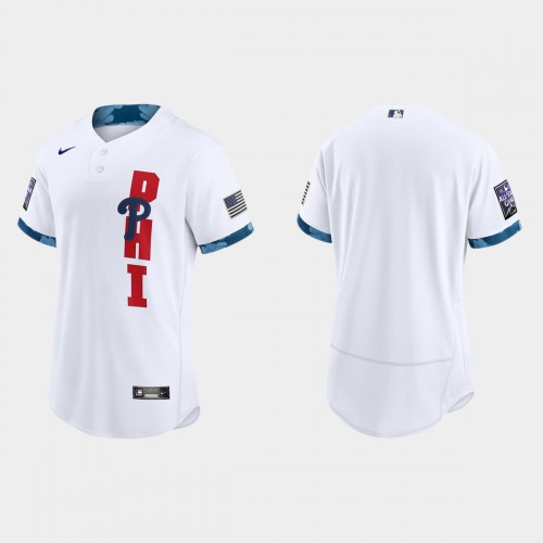 Philadelphia Philadelphia Phillies 2021 Mlb All Star Game Authentic White Jersey Men’s->youth mlb jersey->Youth Jersey