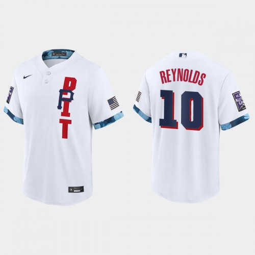 Pittsburgh Pittsburgh Pirates #10 Bryan Reynolds 2021 Mlb All Star Game Fan’s Version White Jersey Men’s->youth nba jersey->Youth Jersey