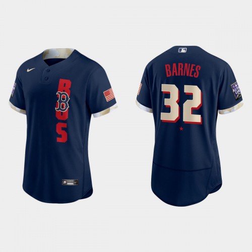 Boston Boston Red Sox #32 Matt Barnes 2021 Mlb All Star Game Authentic Navy Jersey Men’s->boston red sox->MLB Jersey