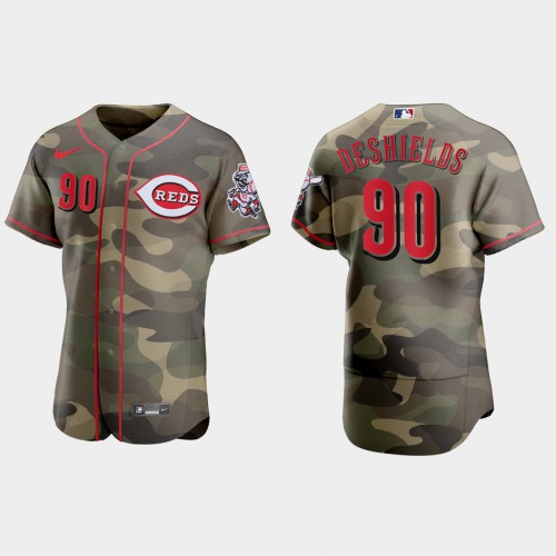 Cincinnati Cincinnati Reds #90 Delino Deshields Men’s Nike 2021 Armed Forces Day Authentic MLB Jersey -Camo Men’s->cleveland browns->NFL Jersey