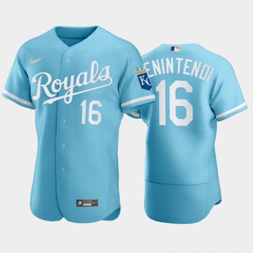 Kansas City Kansas City Royals #16 Andrew Benintendi Men’s Nike Powder Blue 2022 Authentic Jersey Men’s->kansas city royals->MLB Jersey