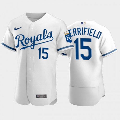 Kansas City Kansas City Royals #15 Whit Merrifield Men’s Nike Game Replica 2022 City Connect White Jersey Men’s->kansas city royals->MLB Jersey