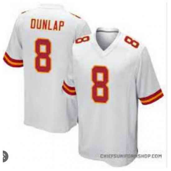 Men Nike Carlos Dunlap White Kansas City Chiefs #8 Home Stitched Jersey->cleveland browns->NFL Jersey