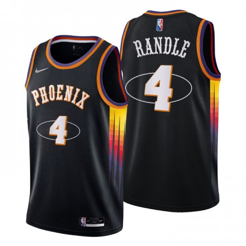 Phoenix Phoenix Suns #4 Chasson Randle Men’s Nike Black 2021/22 Swingman NBA Jersey – City Edition Men’s->phoenix suns->NBA Jersey