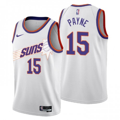 Nike Phoenix Suns #15 Cameron Payne Men’s 2022-23 City Edition NBA Jersey – Cherry Blossom White Men’s->phoenix suns->NBA Jersey