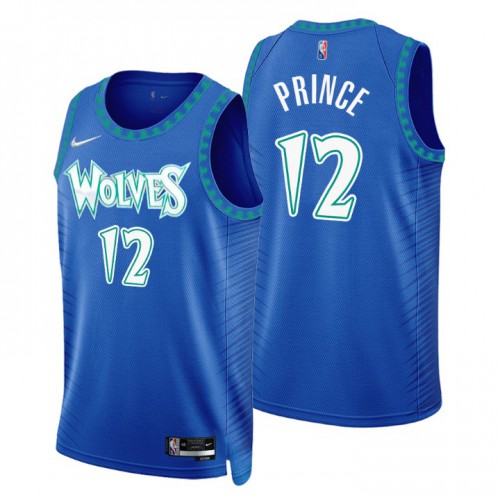 Minnesota Minnesota Timberwolves #12 Taurean Prince Men’s Nike Royal 2021/22 Swingman NBA Jersey – City Edition Men’s->minnesota timberwolves->NBA Jersey