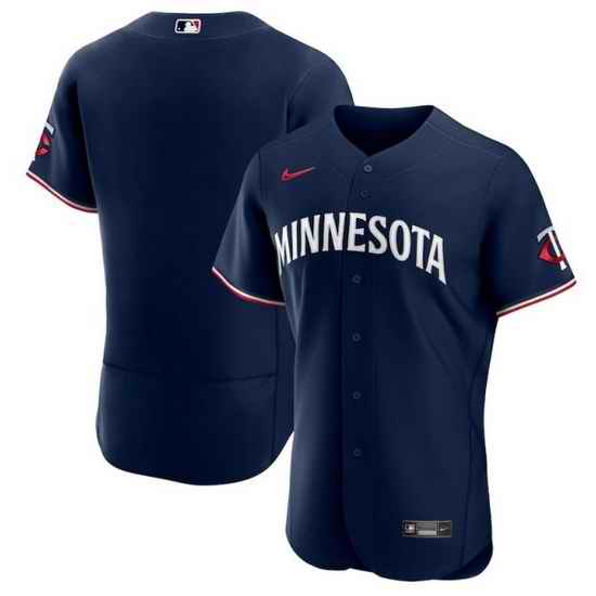 Men Minnesota Twins Blank Navy 2023 Flex Base Stitched Jersey->minnesota twins->MLB Jersey