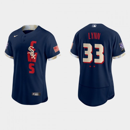 Chicago Chicago White Sox #33 Lance Lynn 2021 Mlb All Star Game Authentic Navy Jersey Men’s->chicago white sox->MLB Jersey