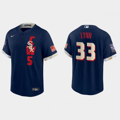 Chicago Chicago White Sox #33 Lance Lynn 2021 Mlb All Star Game Fan’s Version Navy Jersey Men’s->youth mlb jersey->Youth Jersey