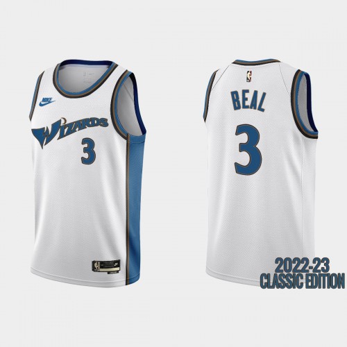 Washington Washington Wizards #3 Bradley Beal White Men’s Nike NBA 2022-23 Classic Edition Jersey Men’s->women mlb jersey->Women Jersey