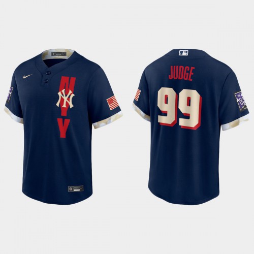 New York New York Yankees #99 Aaron Judge 2021 Mlb All Star Game Fan’s Version Navy Jersey Men’s->new york yankees->MLB Jersey