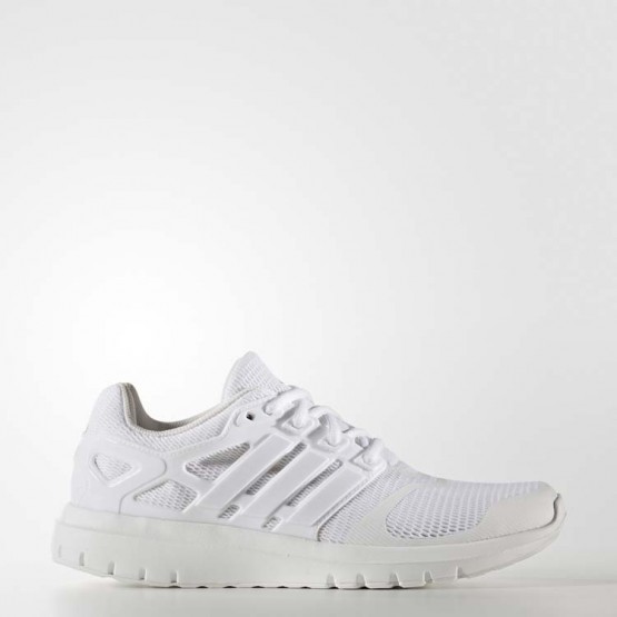 Womens White/Crystal White Adidas Energy Cloud V Running Shoes 122EGCOS->Adidas Women->Sneakers