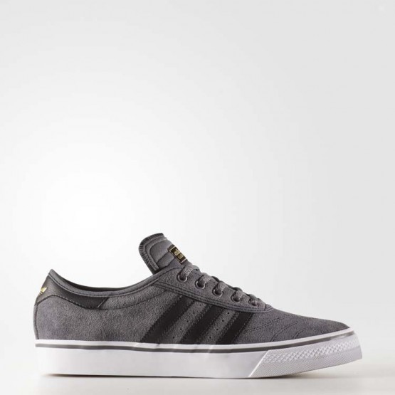 Mens Grey/Black/White Adidas Originals Adiease Premiere Shoes 136QTHPC->Adidas Men->Sneakers