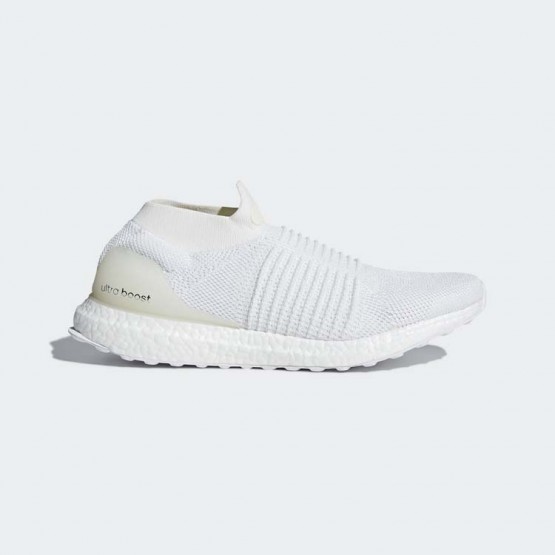 Mens White Adidas Ultraboost Laceless Running Shoes 137VQBEM->->Sneakers