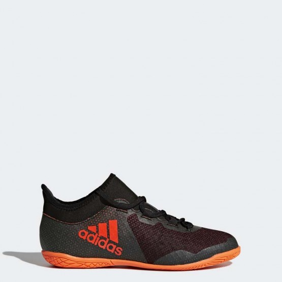 Kids Core Black/Solar Red/Solar Orange Adidas X Tango 17.3 Indoor Soccer Cleats 160LOPJU->Adidas Kids->Sneakers