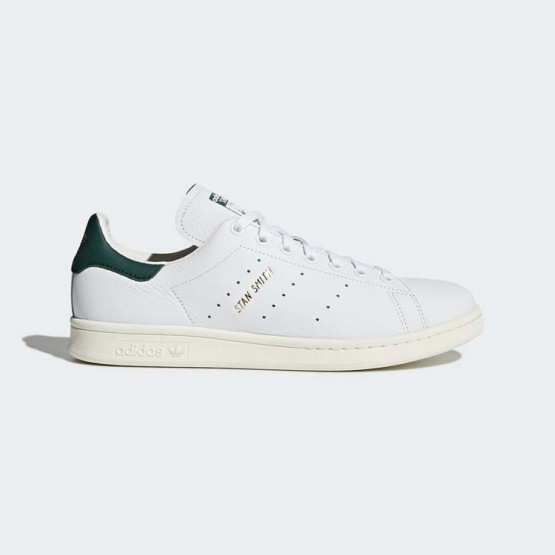 Mens White/Collegiate Green Adidas Originals Stan Smith Shoes 185EIBPY->Adidas Men->Sneakers