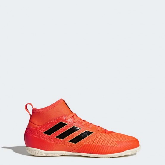 Kids Solar Red/Black/Warning Adidas Ace Tango 17.3 Indoor Soccer Cleats 189IAFPX->Adidas Kids->Sneakers