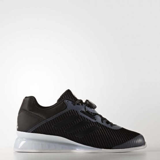 Mens Core Black/Black/White Adidas Leistung 16 2.0 Weightlifting Shoes 227CYMRU->Adidas Men->Sneakers
