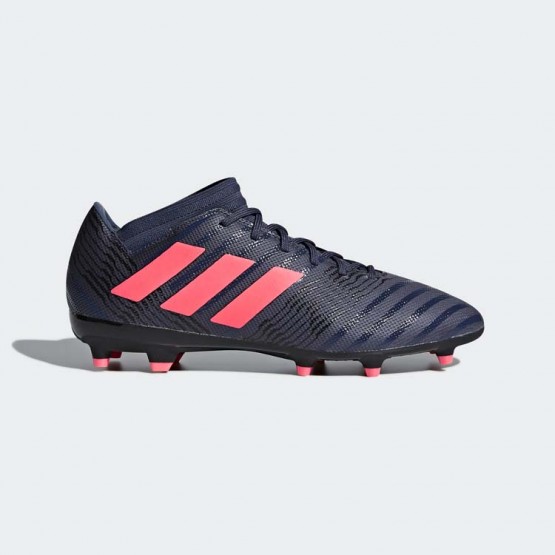 Womens Trace Blue/Black Adidas Nemeziz 17.3 Firm Ground Cleats Soccer Cleats 243HECLY->Adidas Women->Sneakers