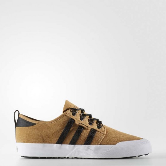 Mens Mesa/Core Black/White Adidas Originals Seeley Outdoor Shoes 244IQLTG->Adidas Men->Sneakers