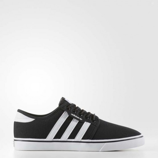 Mens Core Black/White/Solid Grey Adidas Originals Seeley Shoes 273OMEIS->Adidas Men->Sneakers