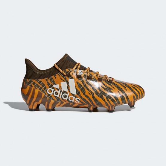 Mens Bright Orange/Trace Olvie Adidas X 17.1 Firm Ground Cleats Soccer Cleats 281LAPUN->Adidas Men->Sneakers