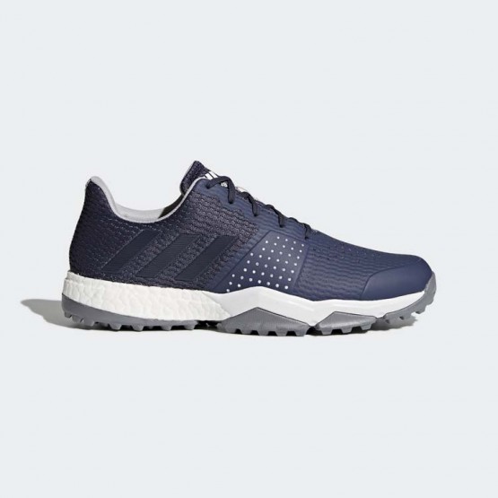 Mens Trace Blue/Silver Metallic Adidas Adipower S Boost 3 Golf Shoes 311BTJEX->Adidas Men->Sneakers