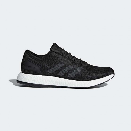 Mens Core Black/Solid Grey Adidas Pureboost Running Shoes 345CPFDR->Adidas Men->Sneakers
