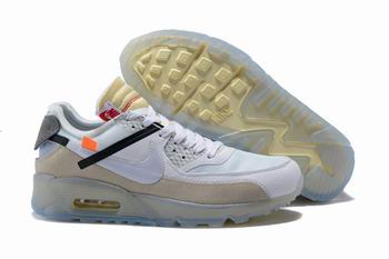 china cheap Nike Air Max90 X Off White shoes free shipping->nike air max 90->Sneakers