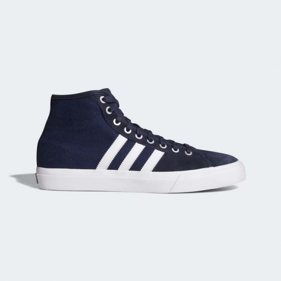 Mens Night Navy/White/Collegiate Navy Adidas Originals Matchcourt High Rx Shoes 353RTIFV->Adidas Men->Sneakers