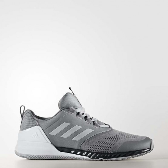 Mens Grey/Mystery Ink Adidas Crazytrain Pro Training Shoes 376IGEWH->Adidas Men->Sneakers